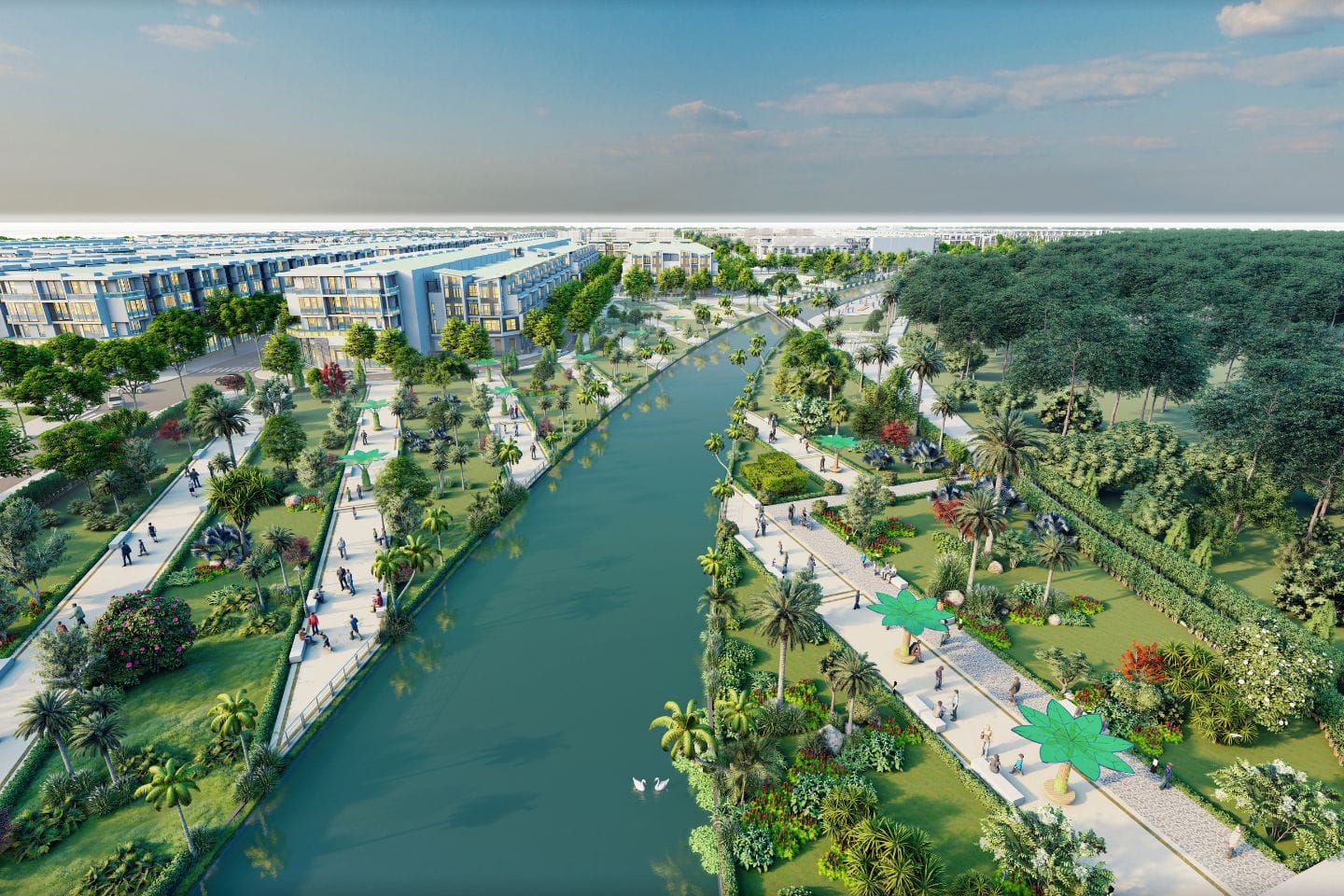 Dự Án TT City Millennia tt millennia city dòng sông ánh sáng