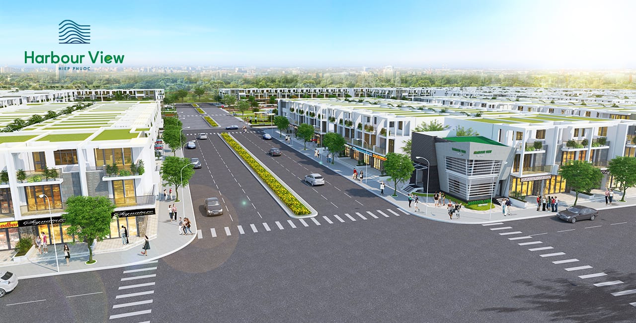 Phối cảnh đại lộ lớn 40 mét dự án hiệp phước harbour view Phối cảnh đại lộ lớn 40 mét dự án hiệp phước harbour view