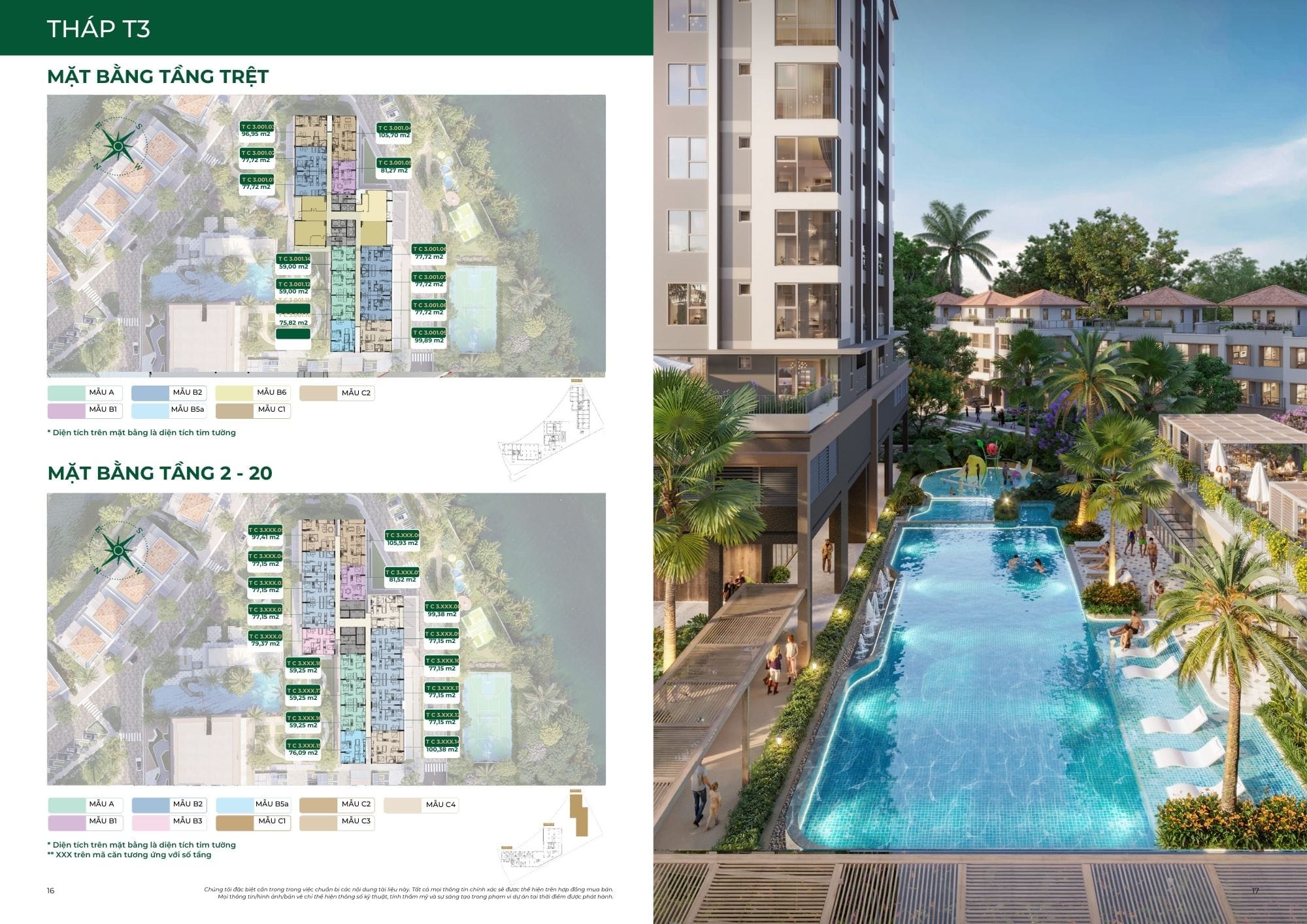 phối cảnh hồ bơi tháp T3 phối cảnh hồ bơi tháp T3