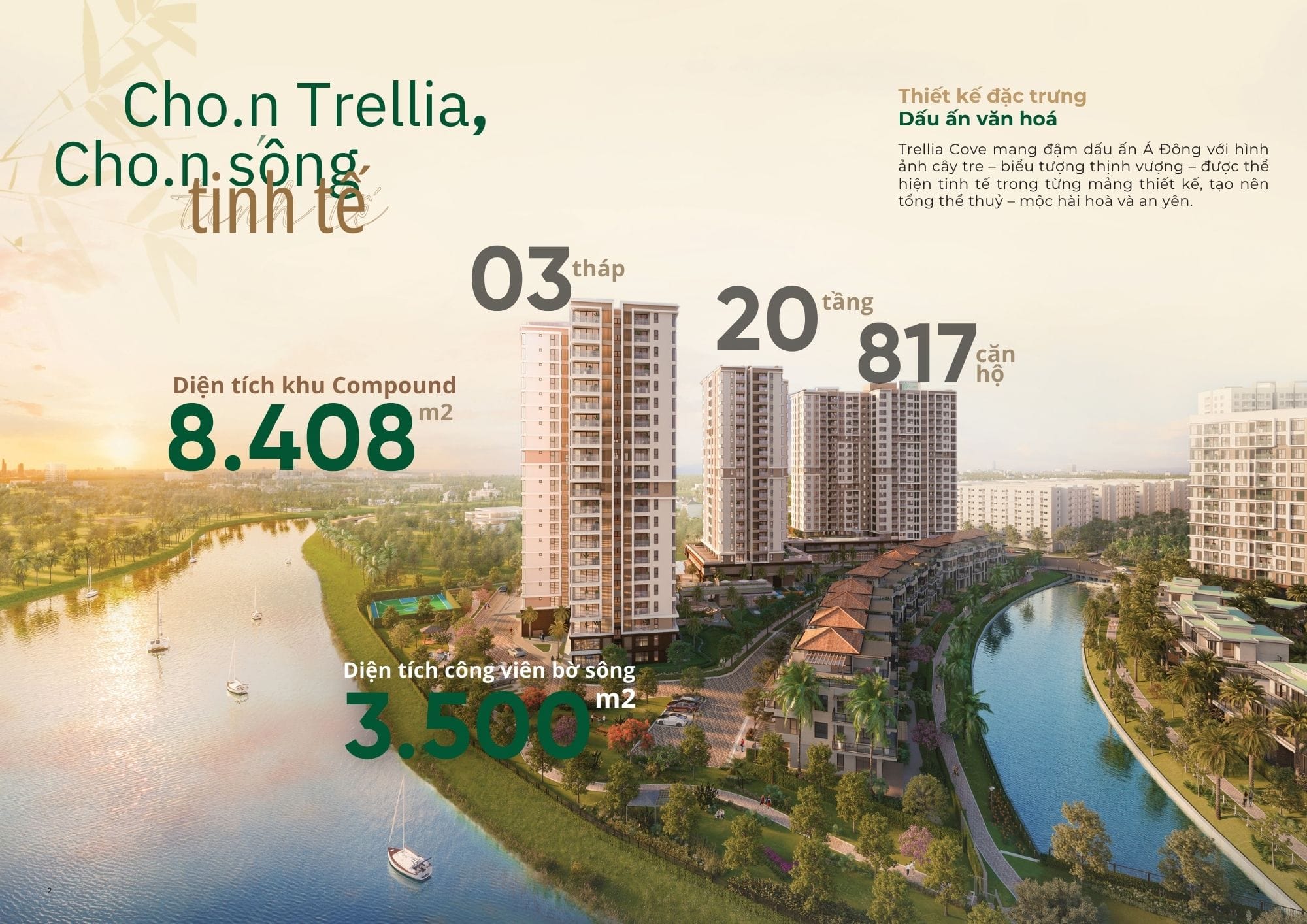 Căn Hộ Trellia Cove Nam Long tổng thể trellia cove